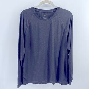 Rhône Reign super soft crewneck long sleeve minimal T-shirt sz L